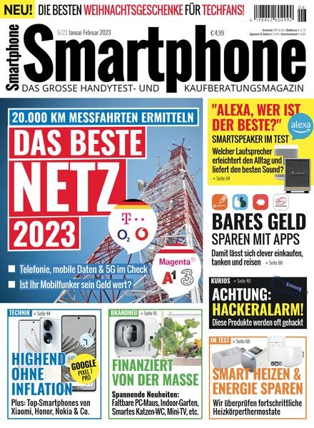 Smartphone Magazin – Januar-Februar 2023 Cover