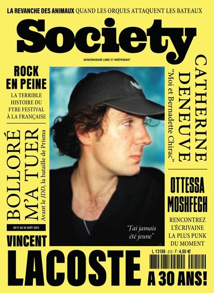 Society – 18 Aout 2023 Cover