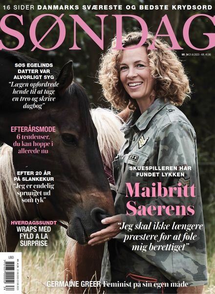 Sondag – 21 August 2023 Cover