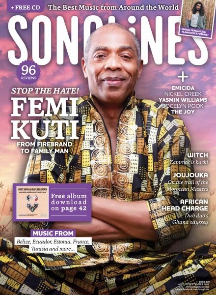Songlines – August-September 2023 Cover