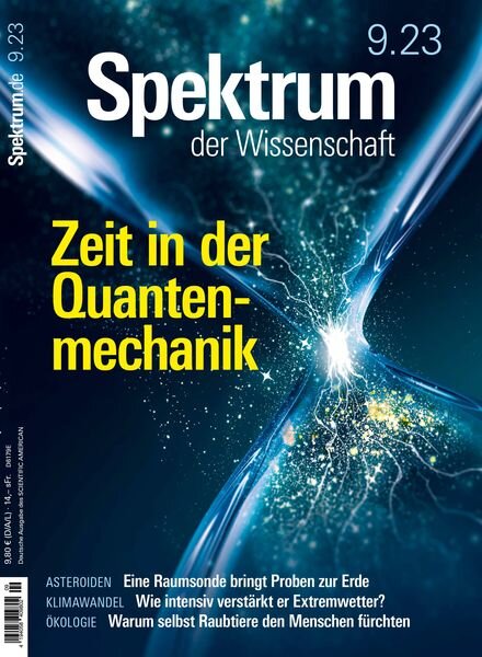Spektrum der Wissenschaft – September 2023 Cover