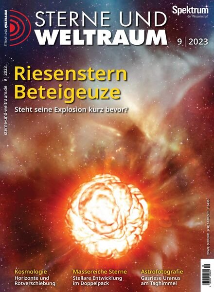 Spektrum Sterne und Weltraum – September 2023 Cover