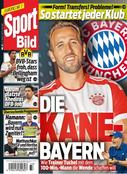 Sport Bild – 16 August 2023 Cover