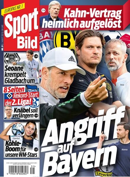 Sport Bild – 2 August 2023 Cover