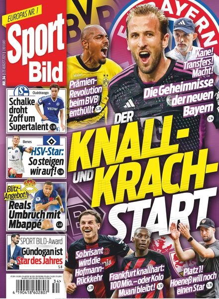 Sport Bild – 23 August 2023 Cover