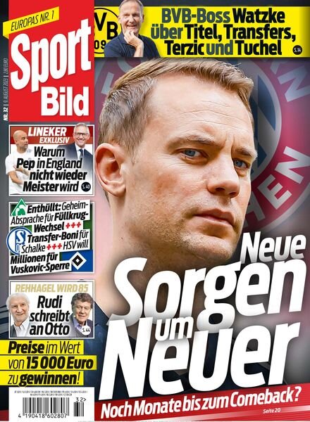 Sport Bild – 9 August 2023 Cover