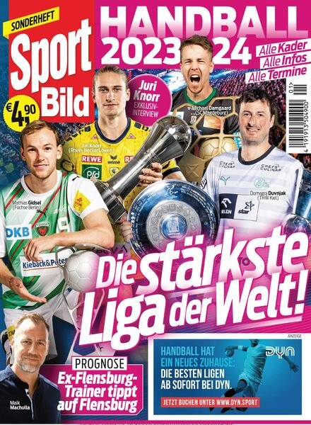 Sport Bild Sonderheft – Handball 2023-2024 – 22 August 2023 Cover