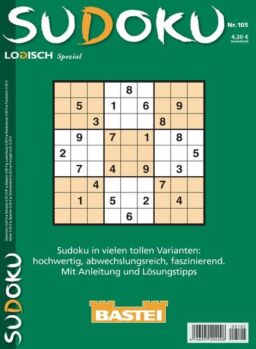 Sudoku Logisch Spezial – Nr 105 2023