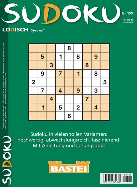 Sudoku Logisch Spezial – Nr 105 2023 Cover