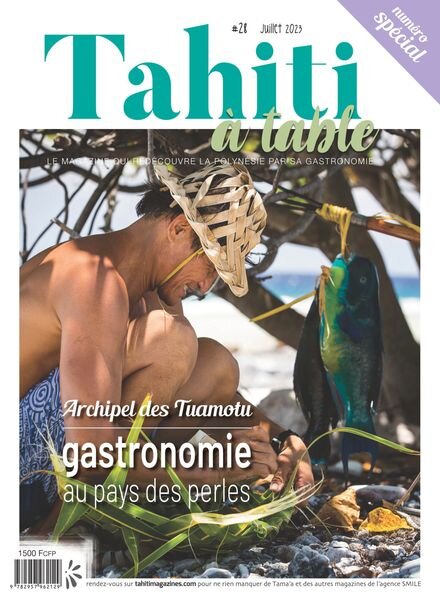 Tahiti a table – Juillet 2023 Cover