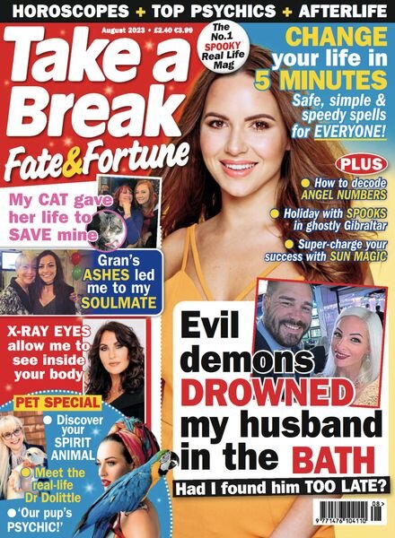 Take a Break Fate & Fortune – August 2023 Cover
