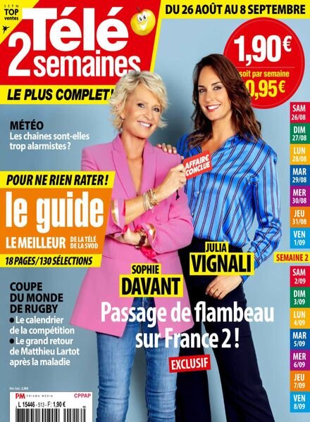 Tele 2 Semaines – 26 Aout 2023 Cover