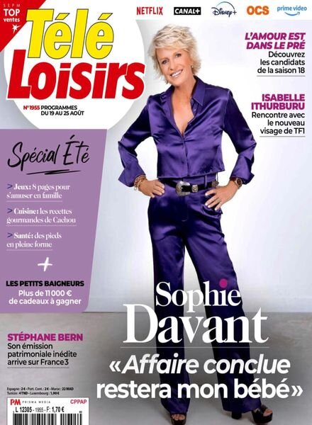 Tele Loisirs – 14 Aout 2023 Cover