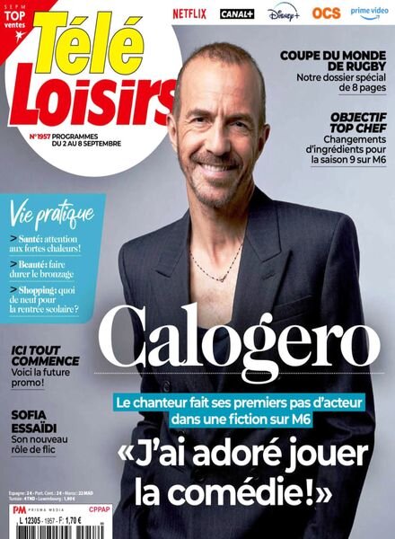Tele Loisirs – 28 Aout 2023 Cover