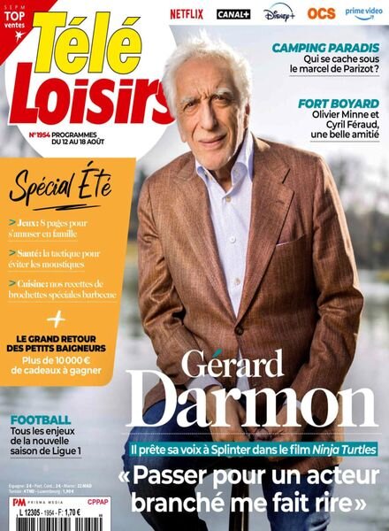 Tele Loisirs – 7 Aout 2023 Cover
