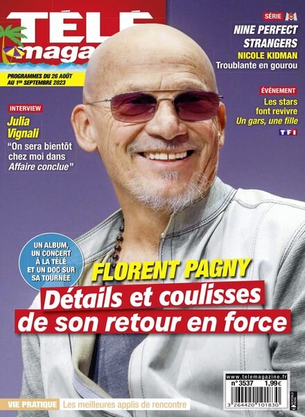 Tele Magazine – 26 Aout 2023 Cover