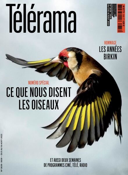 Telerama Magazine – 2 Aout 2023 Cover