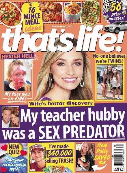 that’s life! Australia – Issue 35 – August 31 2023 Cover