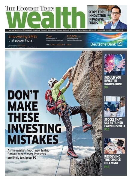 The Economic Times Wealth – August 14 2023 Cover