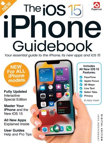 The iOS 15 iPhone Guidebook – July 2023 Cover