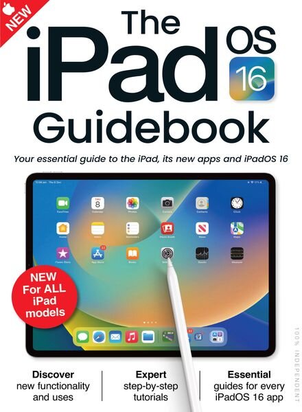 The iPad OS 16 Guidebook – 15th Edition – August 2023 Cover