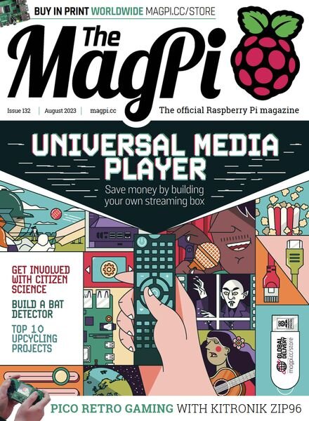 The MagPi – Issue 132 – August 2023 Cover