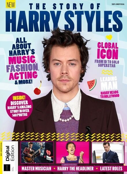 The Story of Harry Styles – 5th Edition – August 2023 Cover