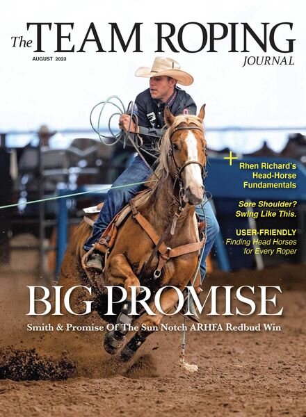 The Team Roping Journal – August 2023 Cover