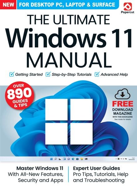 The Ultimate Windows 11 Manual – August 2023 Cover