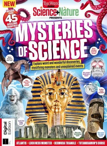 The Week Junior Science+Nature Presents – Mysteries of Science – 1st Edition – August 2023 Cover