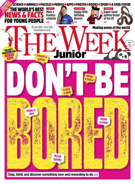 The Week Junior UK – Issue 398 – 29 July 2023 Cover