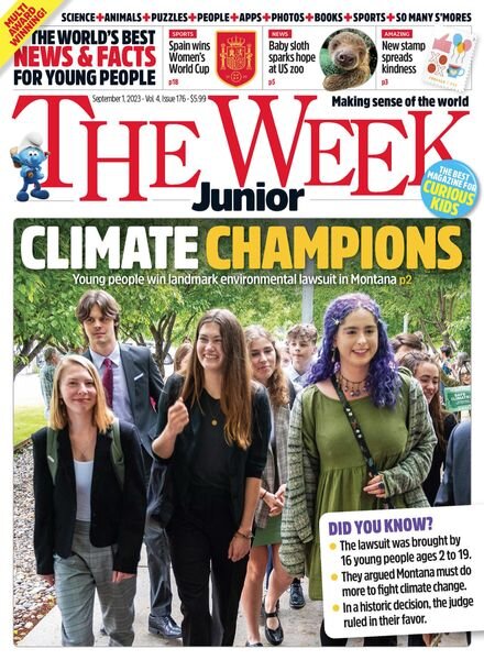 The Week Junior USA – Issue 176 – September 1 2023 Cover