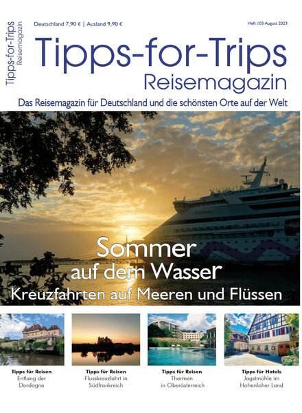 Tipps for Trips – August 2023 Cover