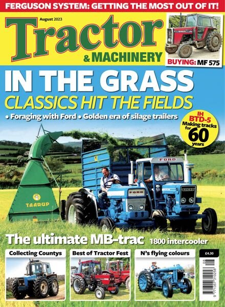 Tractor & Machinery – August 2023 Cover
