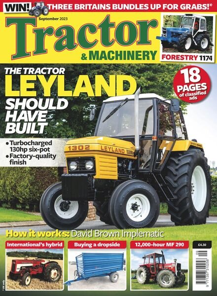 Tractor & Machinery – September 2023 Cover