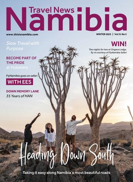 Travel News Namibia – Winter 2023 Cover
