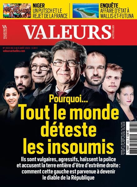 Valeurs Actuelles – 3 Aout 2023 Cover