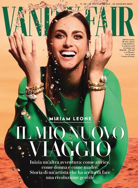 Vanity Fair Italia – 16 Agosto 2023 Cover