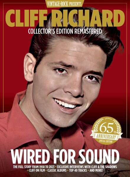 Vintage Rock Presents – Cliff Richard 65th Anniversary – 17 August 2023 Cover