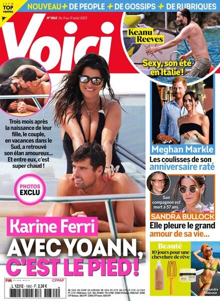 Voici – 11 Aout 2023 Cover