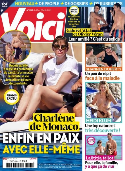 Voici – 18 Aout 2023 Cover