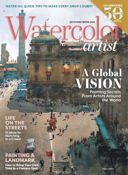 Watercolor Artist – Fall 2023 Cover