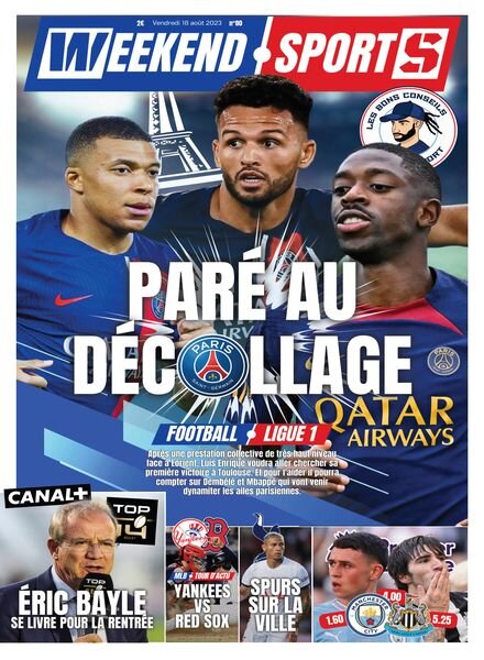 Week-end Sports – 18 Aout 2023 Cover