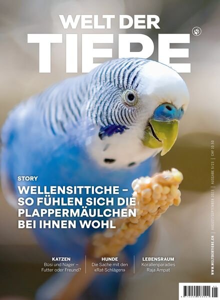 Welt der Tiere – August 2023 Cover