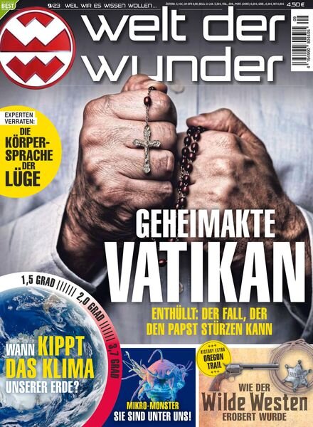Welt der Wunder – September 2023 Cover