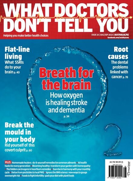 What Doctors Don’t Tell You Australia New Zealand – Issue 25 – August-September 2023 Cover