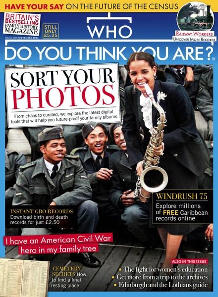 Who Do You Think You Are – September 2023 Cover
