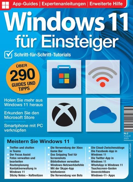 Windows 11 fur Einsteiger – August 2023 Cover
