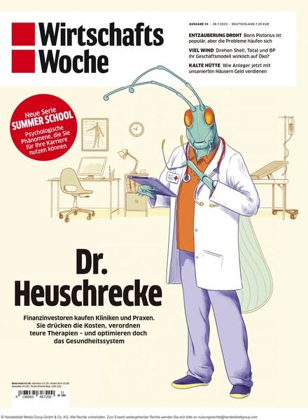 Wirtschaftswoche – 28 Juli 2023 Cover