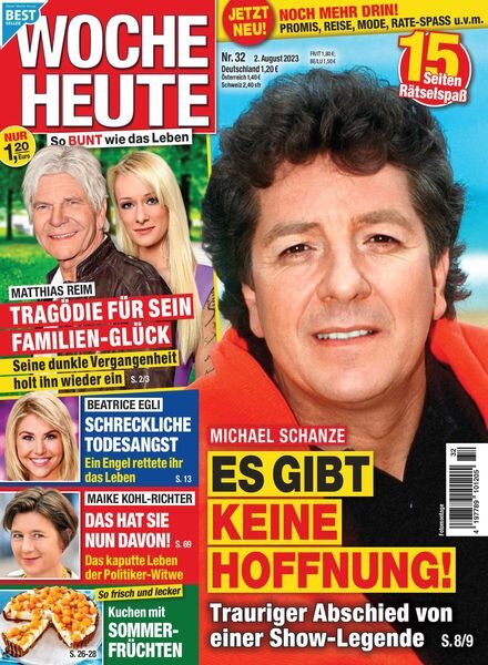 Woche Heute – 2 August 2023 Cover